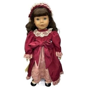 Faithful Friends by Heidi Ott Doll 18 Inch Tall Vinyl Cloth Doll with Stand
